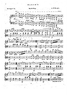 Marsh's Quick Step: Para Piano by Unknown (works before 1850)