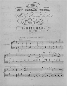 New Orleans Waltz: Para Piano by Unknown (works before 1850)