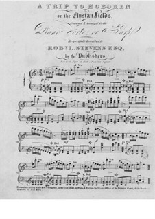Trip to Hoboken: For piano (or harp) by Unknown (works before 1850)