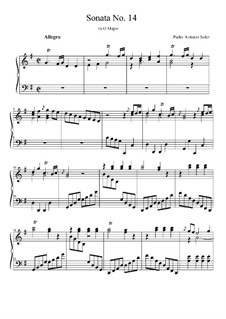 Sonata No.14 in G Major : Sonata No.14 in G Major  by Antonio Soler