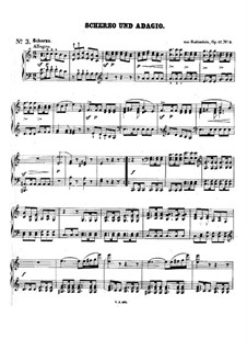 Quartet for Strings No.3 in F Major, Op.17 No.3: Movimentos II-III. Versão para piano by Anton Rubinstein