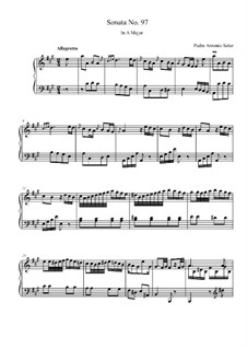 Sonata No.97 in A Major : Sonata No.97 in A Major by Antonio Soler