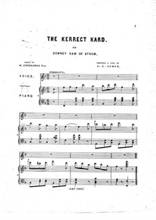 The Kerrect Kard: The Kerrect Kard by Alfred Glenville Vance