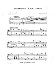 Edelweiss Glide: Para Piano by F. E. Vanderbeck