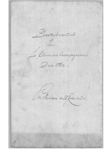 Divertissement for Flute and Harpsichord No.4: Divertissement for Flute and Harpsichord No.4 by Simoni dall Croubelis
