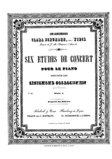 Six Concert Etudes, Op.4: Six Concert Etudes by Sigismond Goldschmidt