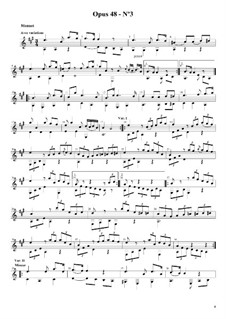 Six Pieces, Op.48: peça No.3 by Fernando Sor