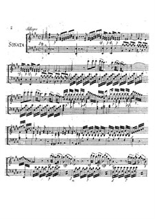 Sonata for Harpsichord (or Piano) and Violin: Sonata for Harpsichord (or Piano) and Violin by Giuseppe Sarti