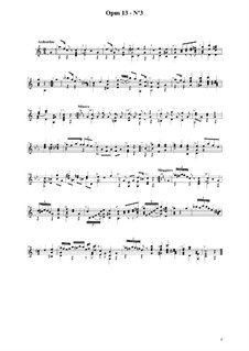 Six Divertissements, Op.13: Divertissement No.3 by Fernando Sor