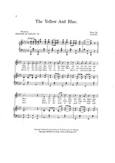 The Yellow and Blue: The Yellow and Blue by Michael William Balfe