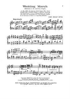 Wedding March: Wedding March by John Philip Sousa