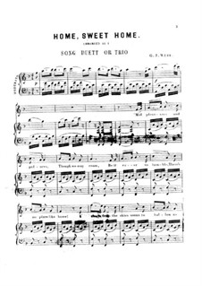 Home, Sweet Home: Home, Sweet Home by George James Webb