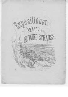 Expositionen Walzer für Klavier, Op.103: Expositionen Walzer für Klavier by Eduard Strauss