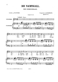 The Nightingale, Op.52 No.3: The Nightingale by Robert Volkmann