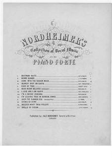 Les diamants de la couronne (The Crown Diamonds): Oh, Whisper What Thou Feelest, for voice and piano by Daniel Auber