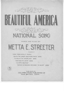 Beautiful America: Beautiful America by Metta E. Streeter