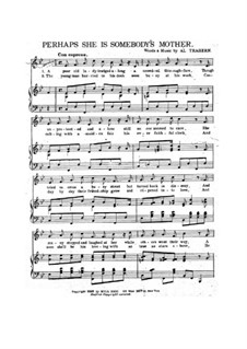 Perhaps She is Somebody's Mother: Perhaps She is Somebody's Mother by Al Trahern