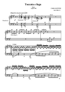 Toccata and Fugue F sharp minor, CS006 No.2: Toccata and Fugue F sharp minor by Santino Cara