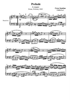 Prelude in a major, CS056 No.1: Prelude in a major by Santino Cara