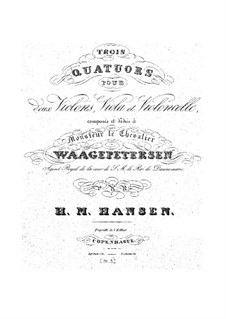 Three String Quartets: Três Quartetos de Cordas by Gottfred Matthison-Hansen