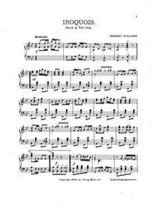 Iroquois, for Piano: Iroquois, for Piano by Herbert Williams