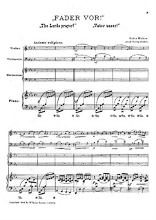 The Lords Prayer: partituras completas, partes by Sextus Miskow
