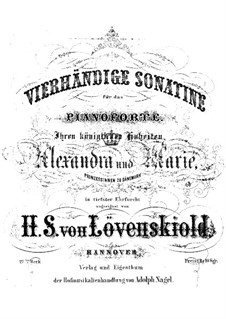 Sonatina for Piano Four Hands, Op.27: Sonatina for Piano Four Hands by Herman Severin Lovenskjold