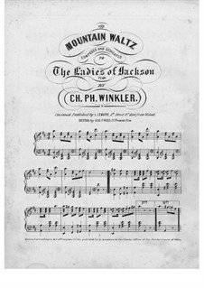 Mountain Waltz: Mountain Waltz by Charles Ph. Winkler