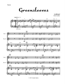 Chamber version: For two recorders and piano by folklore