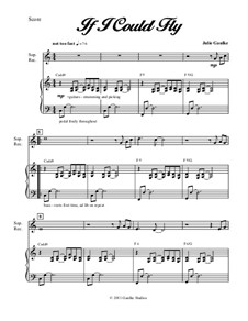 If I Could Fly: para gravador e piano by Julie Gaulke