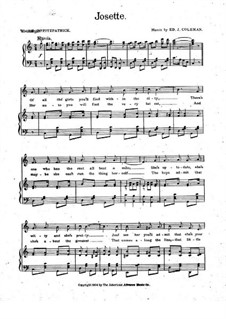 Josette: Josette by Ed. J. Coleman