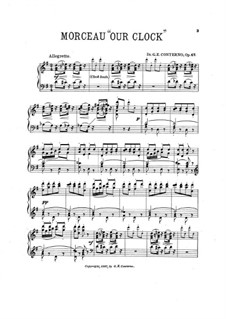 Morceau Our Clock, Op.67: Morceau Our Clock by Giovanni E. Conterno