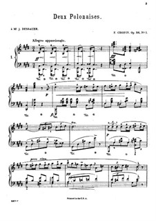 Polonaises, Op.26: No 1 em C sustenido menor by Frédéric Chopin