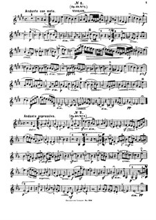 Selected Songs without Words for Violin and Piano: parte do violino by Felix Mendelssohn-Bartholdy