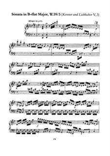 Collection V, Wq 59: Sonata No.2 in B Flat Major by Carl Philipp Emanuel Bach