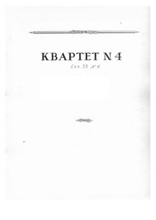 Four String Quartets, Op.33: Quartet No.4 by Nikolai Myaskovsky