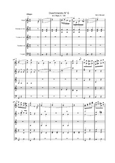 Divertissement in C Major, K.188: movimento II by Wolfgang Amadeus Mozart