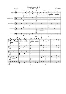 Divertissement in C Major, K.188: Movimento IV by Wolfgang Amadeus Mozart