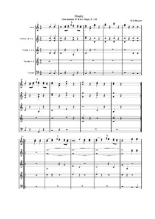 Divertissement in C Major, K.188: Movimento VI by Wolfgang Amadeus Mozart