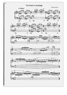 The Road to Karabagh (piano): The Road to Karabagh (piano) by Gregory Ayriyan