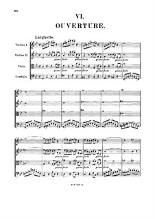 Orchestral Suite in G Minor, BWV 1070: abertura by Johann Sebastian Bach