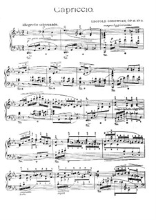 Pieces for Piano, Op.15: No.3 Capriccio by Leopold Godowsky