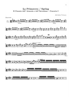 Violin Concerto No.1 in E Major 'La primavera', RV 269: P by Antonio Vivaldi