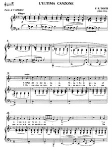 L'ultima canzone: D Minor by Francesco Paolo Tosti