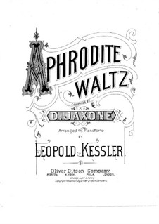 Aphrodite Waltz, for Piano: Aphrodite Waltz, for Piano by D. Jaxone