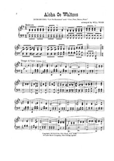Aloha Oe Waltzes: Aloha Oe Waltzes by Lydia Liliuokalani