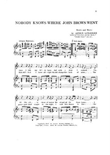 Nobody Knows Where John Brown Went: Nobody Knows Where John Brown Went by Arthur Longbrake