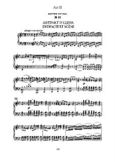 Complete Opera: Acto II, para piano by Pyotr Tchaikovsky