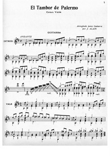 El Tambor de Palermo: Para Guitarra by Juan Alais