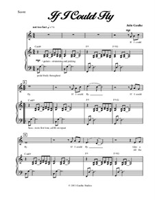 If I Could Fly: Partitura Piano-vocal by Julie Gaulke